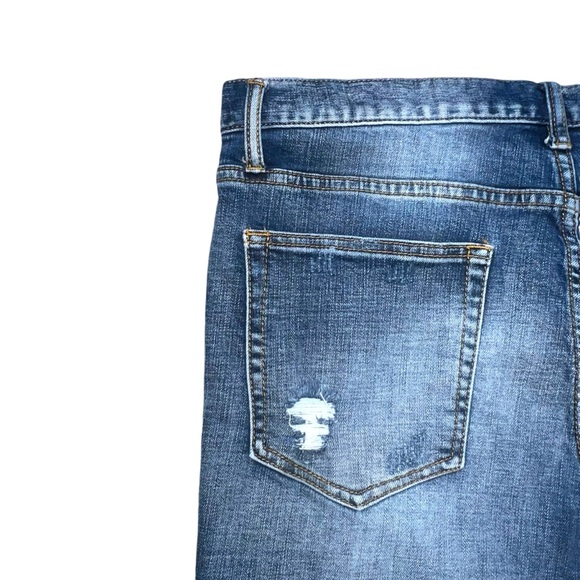 MNML Men’s Distressed Button-Fly Jeans 36x34 - Picture 9 of 11